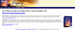 Desktop Screenshot of legacyespanol.com
